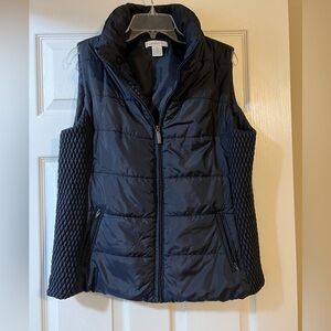 Women’s Liz Claiborne Navy Quilted Puffer Vest